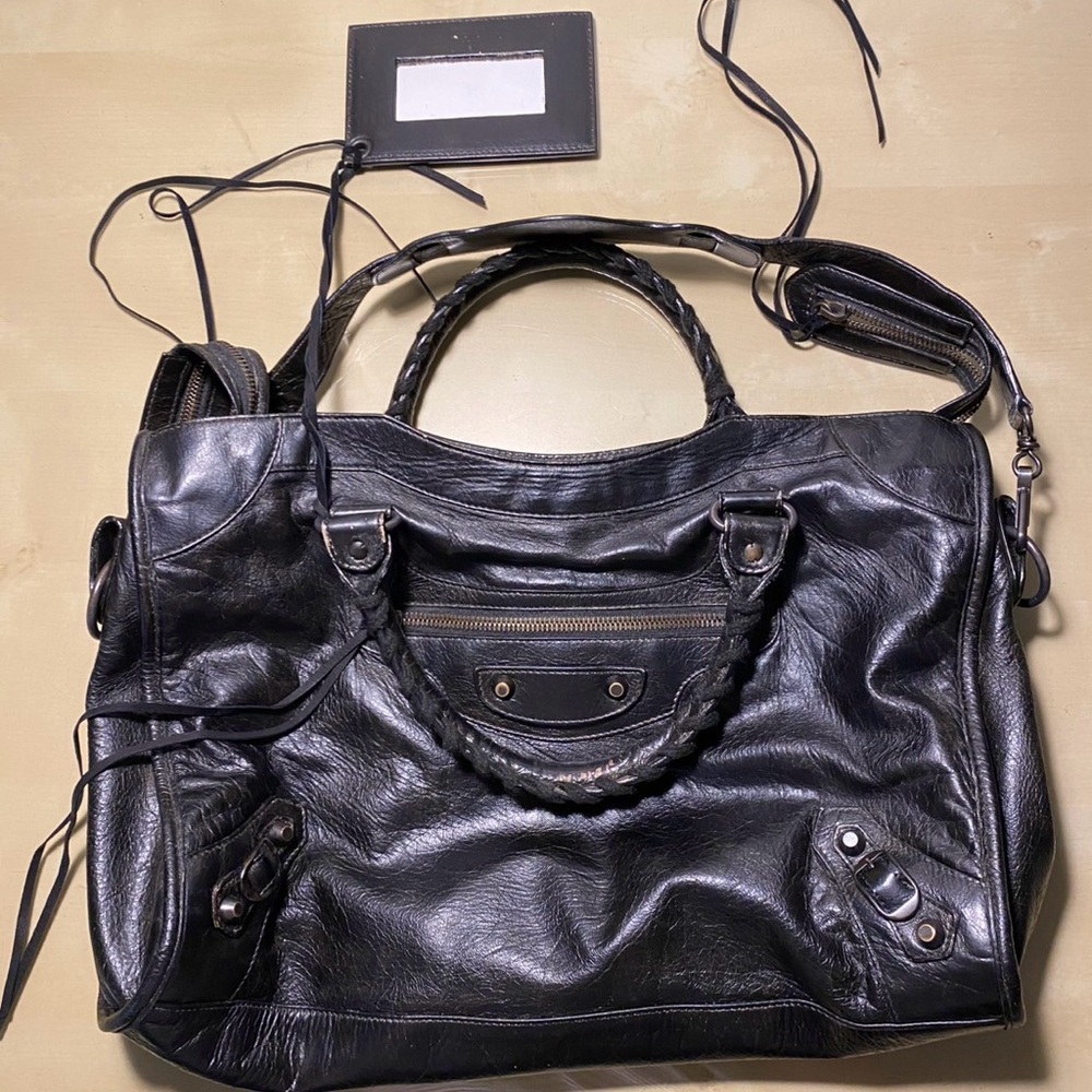 Balenciaga city bag classic black